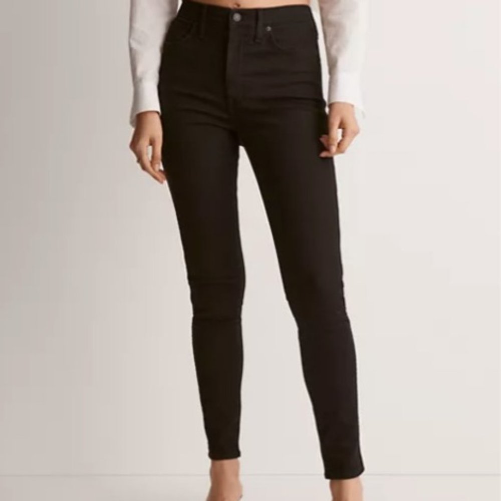 Madewell Black 10" High Rise Skinny size 29